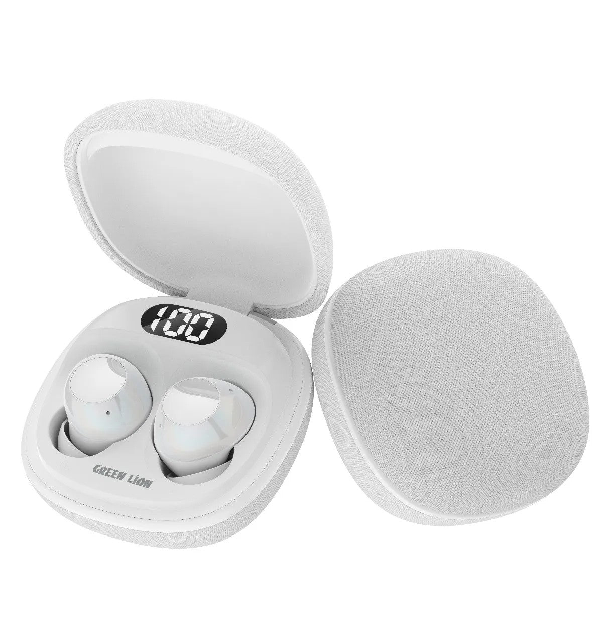 {GNMALBTWSWH} Green Lion Malbun True Wireless Earbuds - White