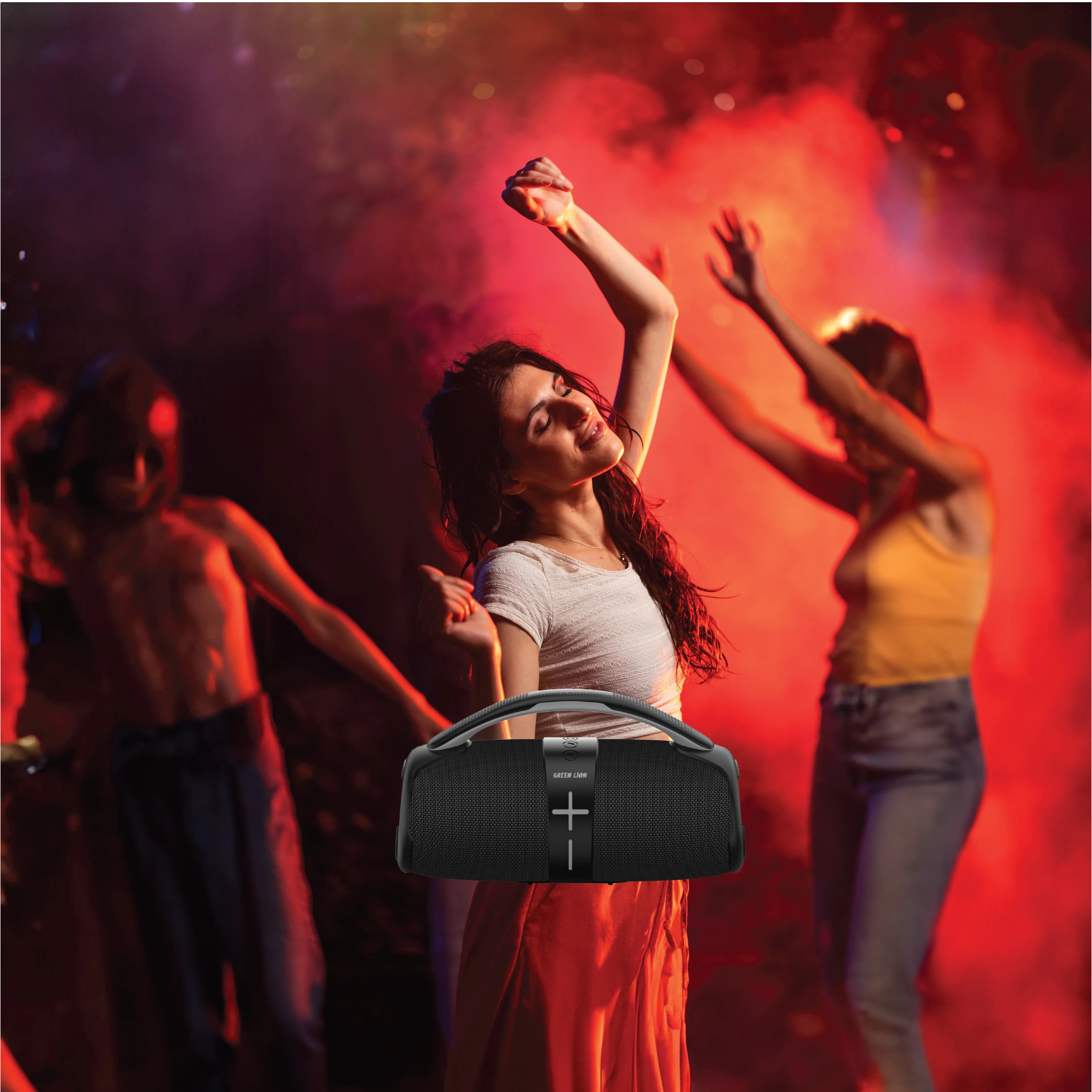 {GNPAPWSPKRGY} Green Lion Parma Pro Wireless Speaker - Grey