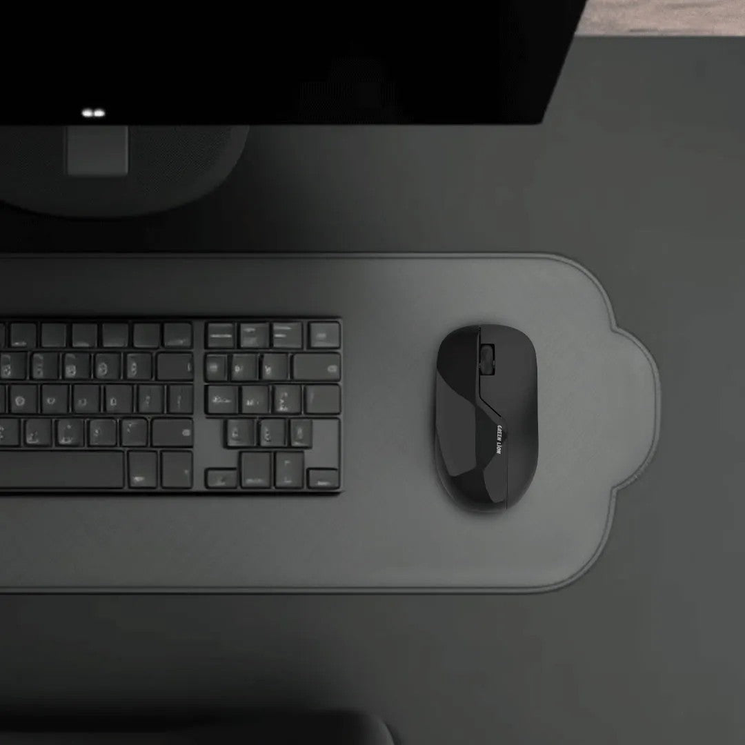 {GNREWIRMUSEBK} Green Lion G730 Wireless Mouse - Black
