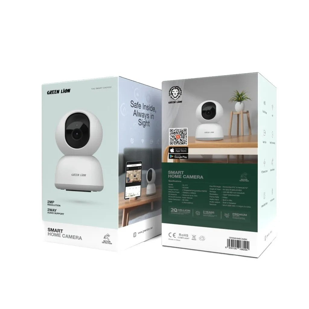 {GNSMHMECMWH} Green Lion Smart Home Camera - White