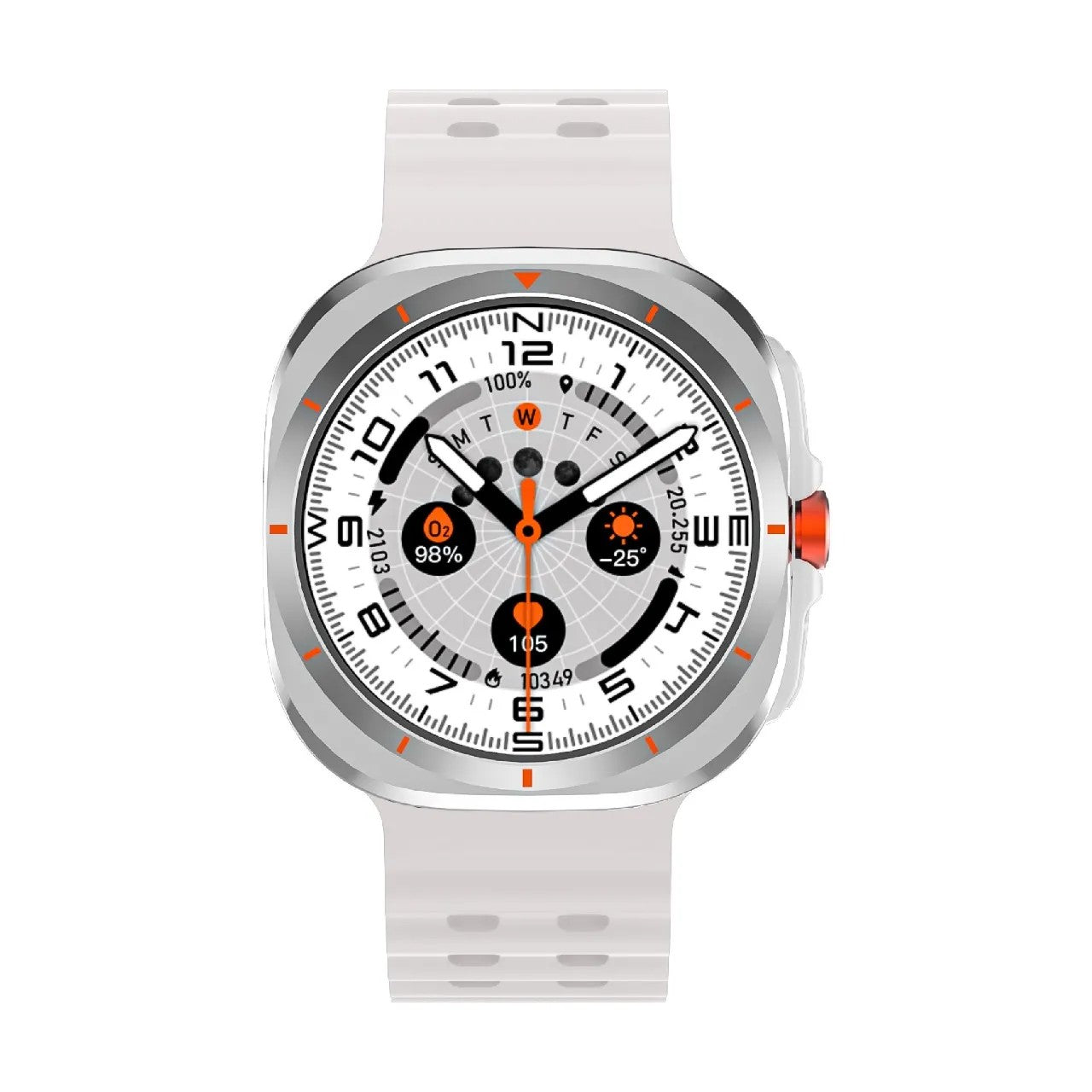 {GNSTRSWSL} Green Lion Strive Smart Watch - Silver