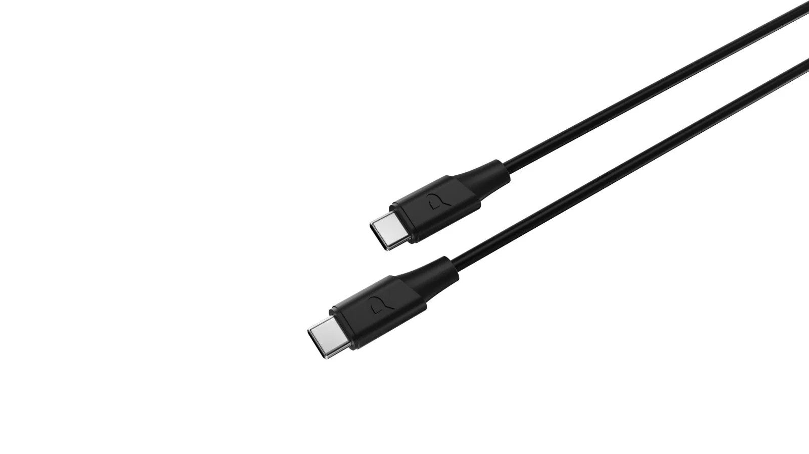 {PCAB014BK} Powerology 60W USB-C to USB-C V2.0 TPE Jacket Over-Molded Cable 1.2 Meter - Black