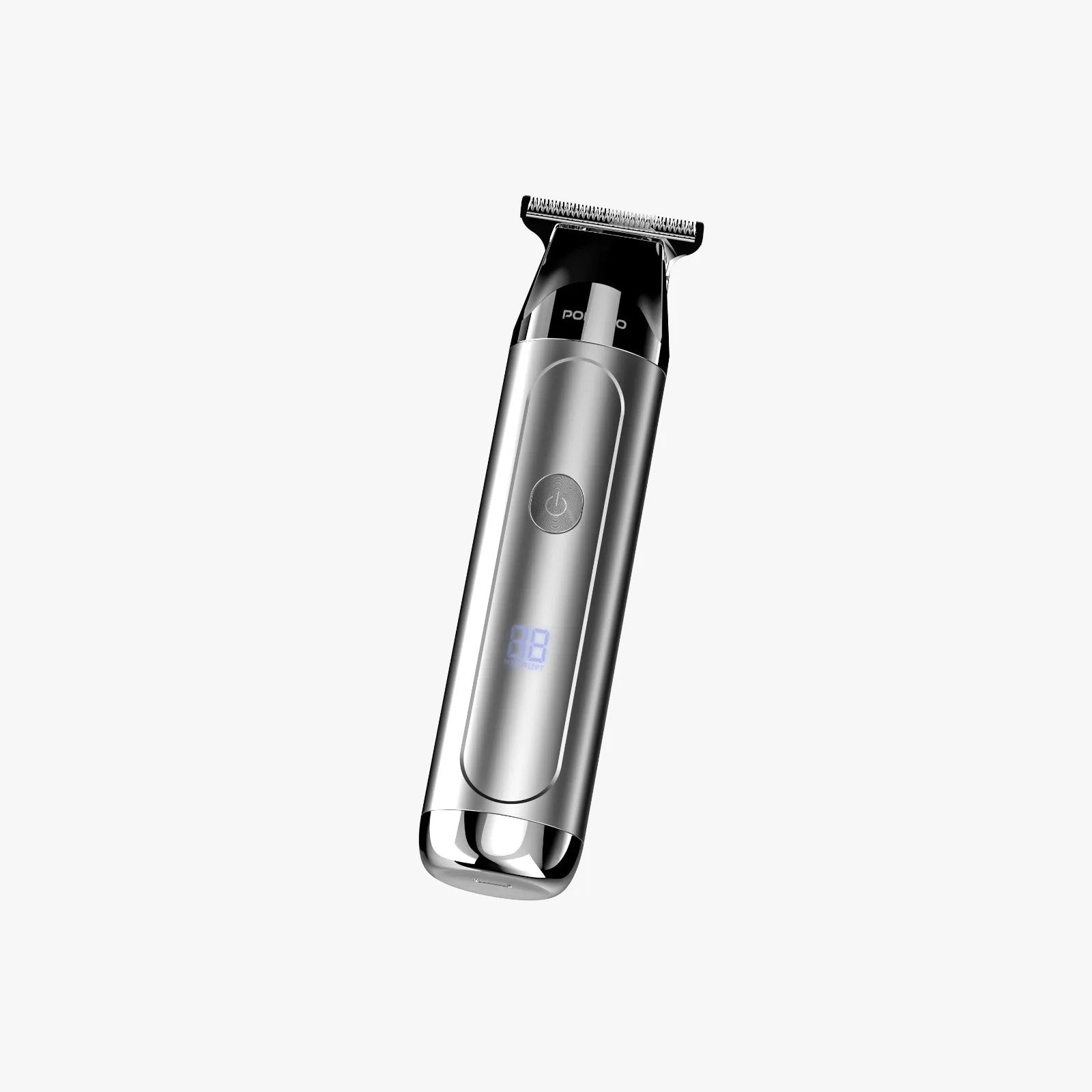 {PD-LFST154-SL} Porodo Lifestyle 8W Hair Trimmer with 3 Detachable Combs 1200mAh - Silver