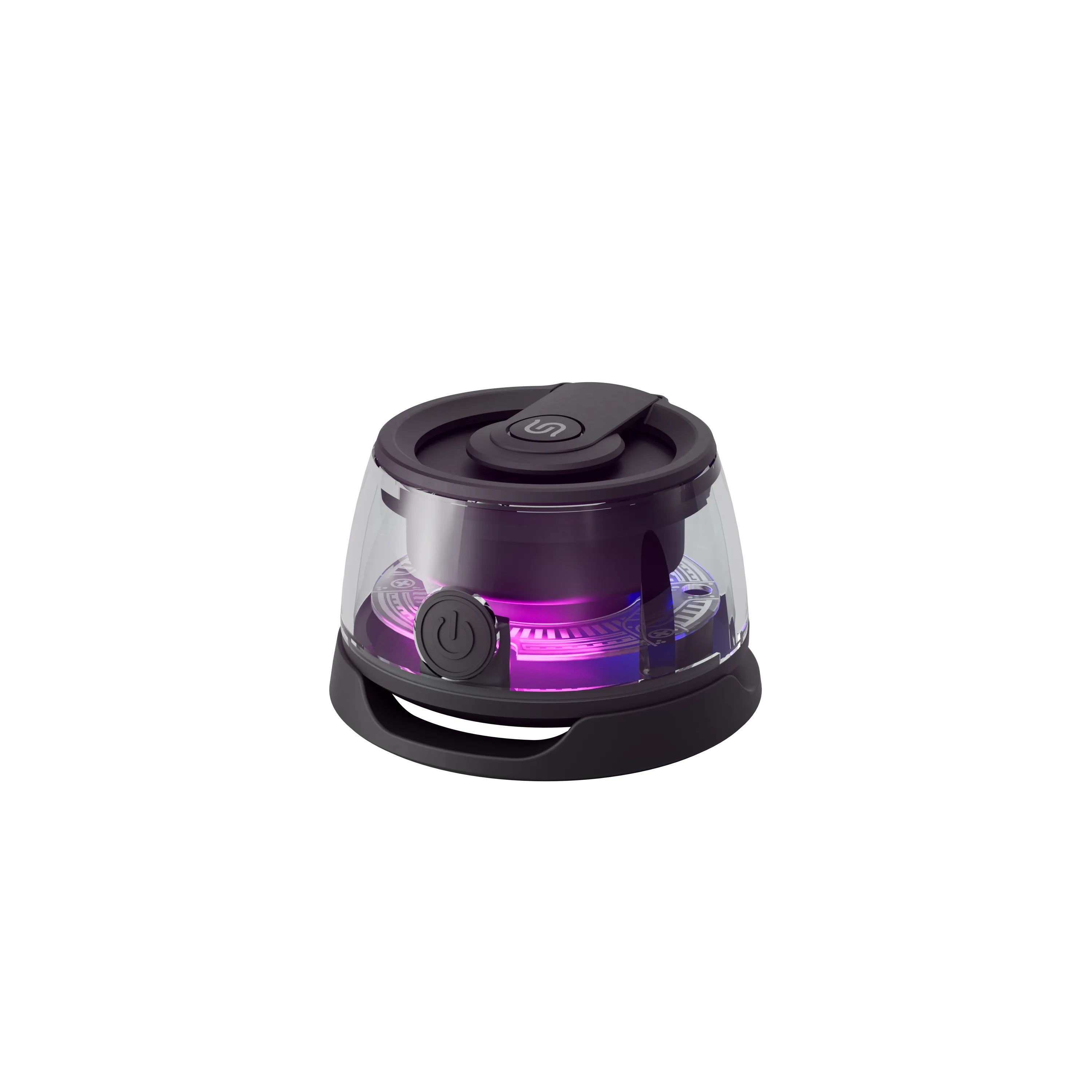 {PD-STMS3W-BK} Porodo Soundtec Charme Magnetic Speaker 3W with RGB LED Light Effect - Black