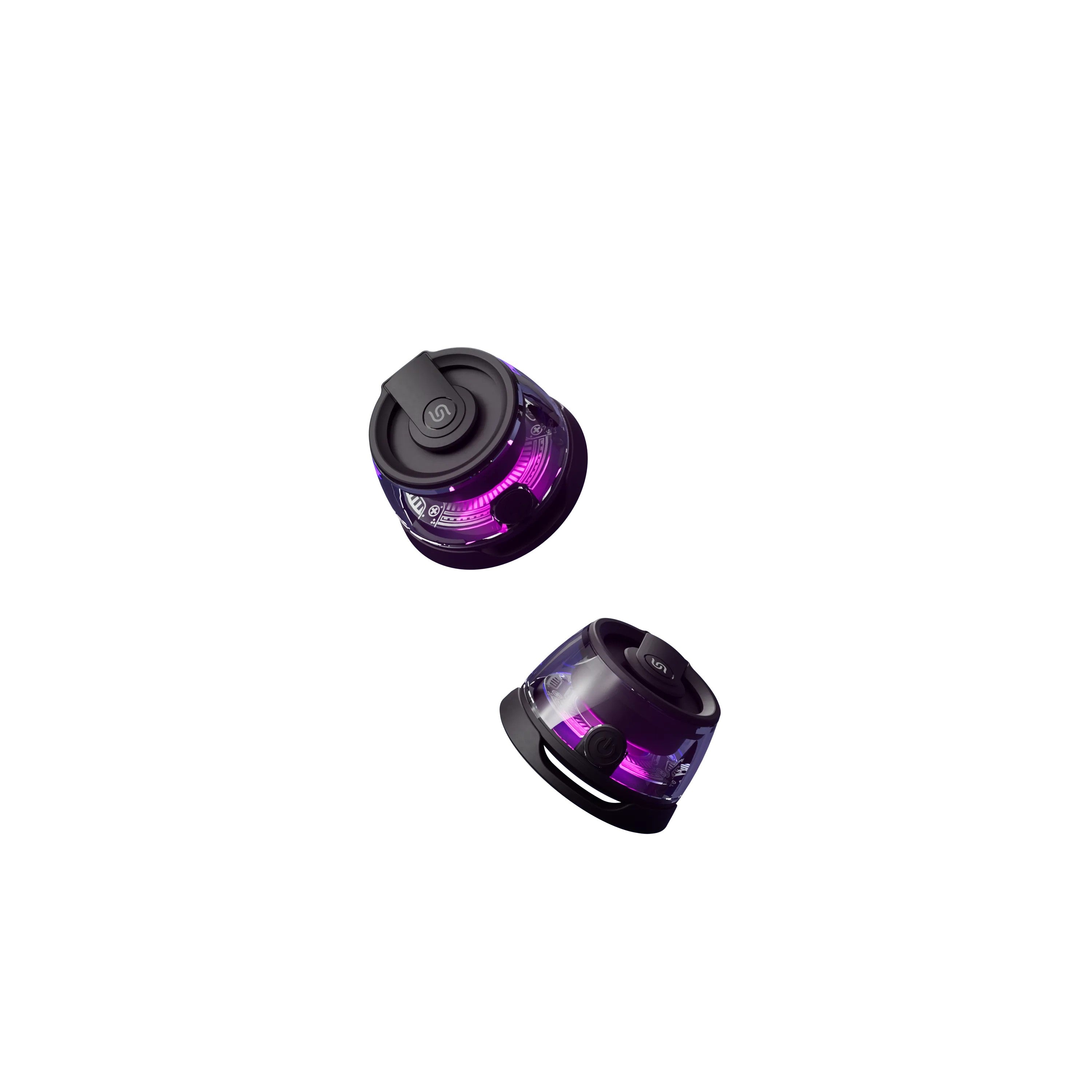 {PD-STMS3W-BK} Porodo Soundtec Charme Magnetic Speaker 3W with RGB LED Light Effect - Black