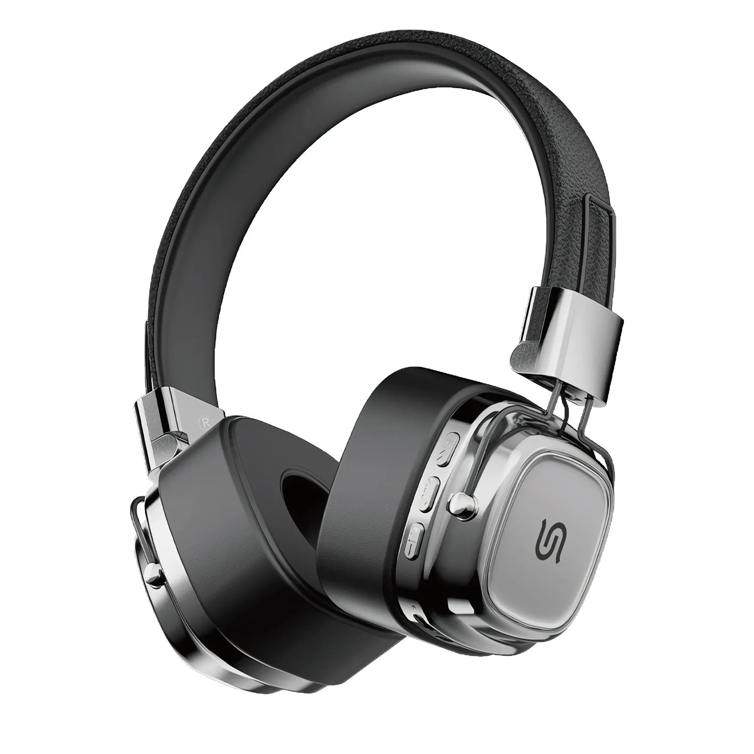 {PD-STWLEP037-BK} Porodo Soundtec Vintage Headphone - Black