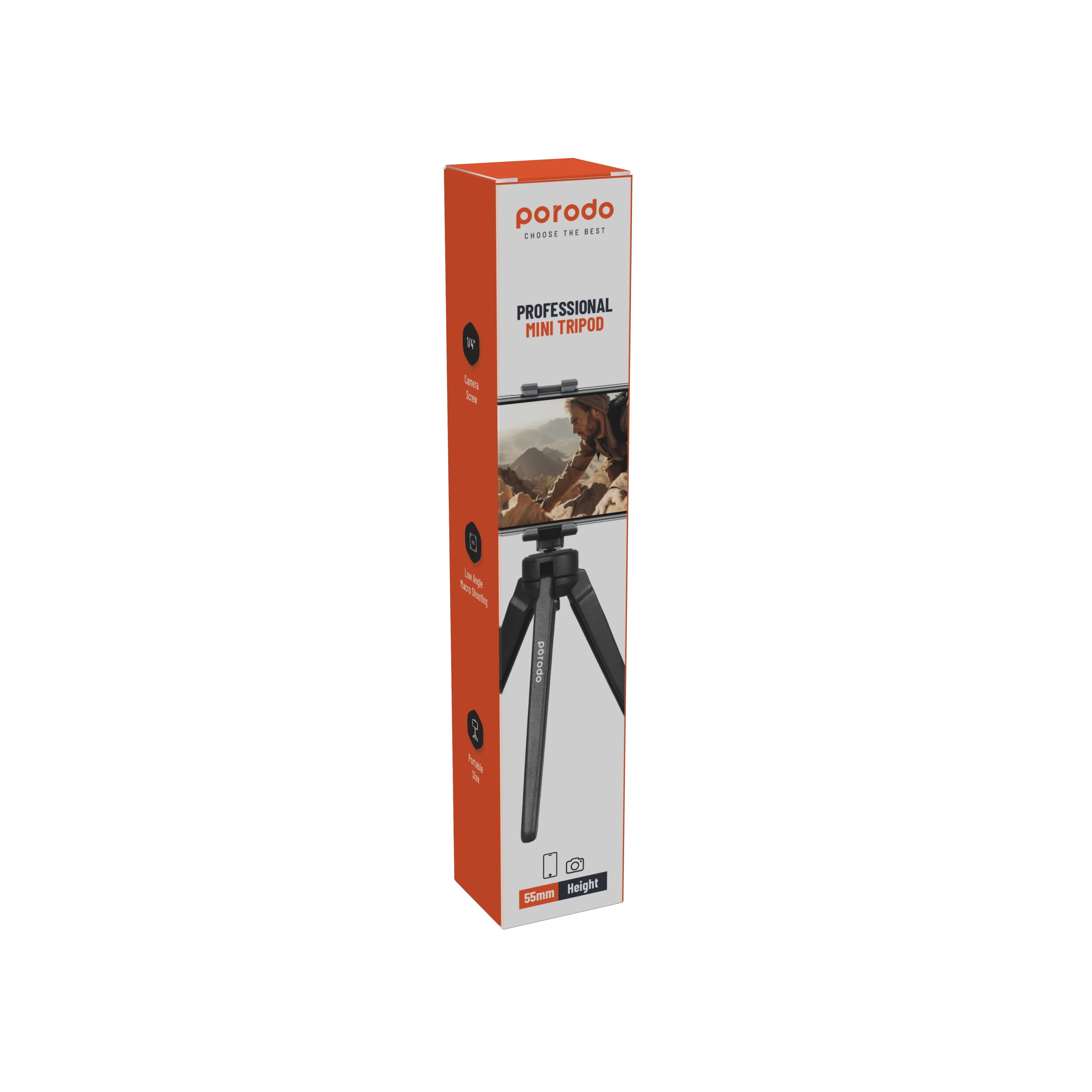 {PD-TRPT-BK} Porodo Table Tripod - Black