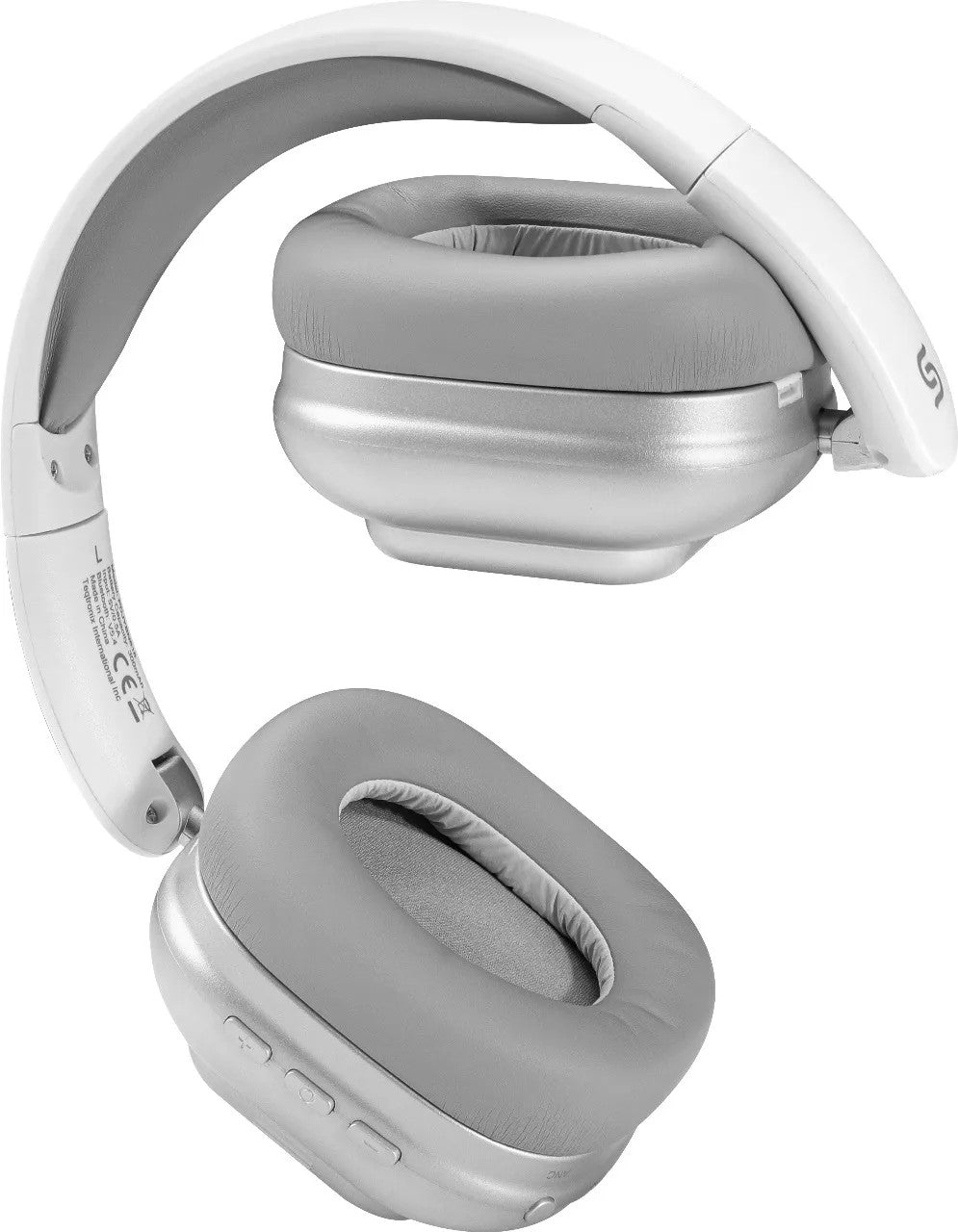 {PDJYBN618WH} PORODO SOUNDTEC 300mAh ANC HEADPHONE WITH REMOVABLE MAGNETIC TOUCH SCREEN -WHITE