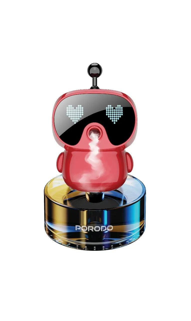 {PDLSLN2219RD} PORODO LIFESTYLE SMART AROMA DIFFUSER WITH PIXEL DISPLAY - Red