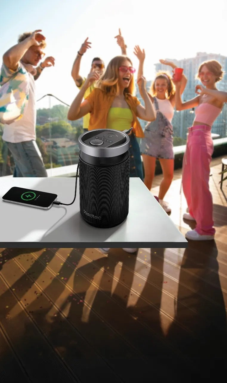 {PDSTGW62BK} Porodo Soundtec 100W Portable Speaker - Black