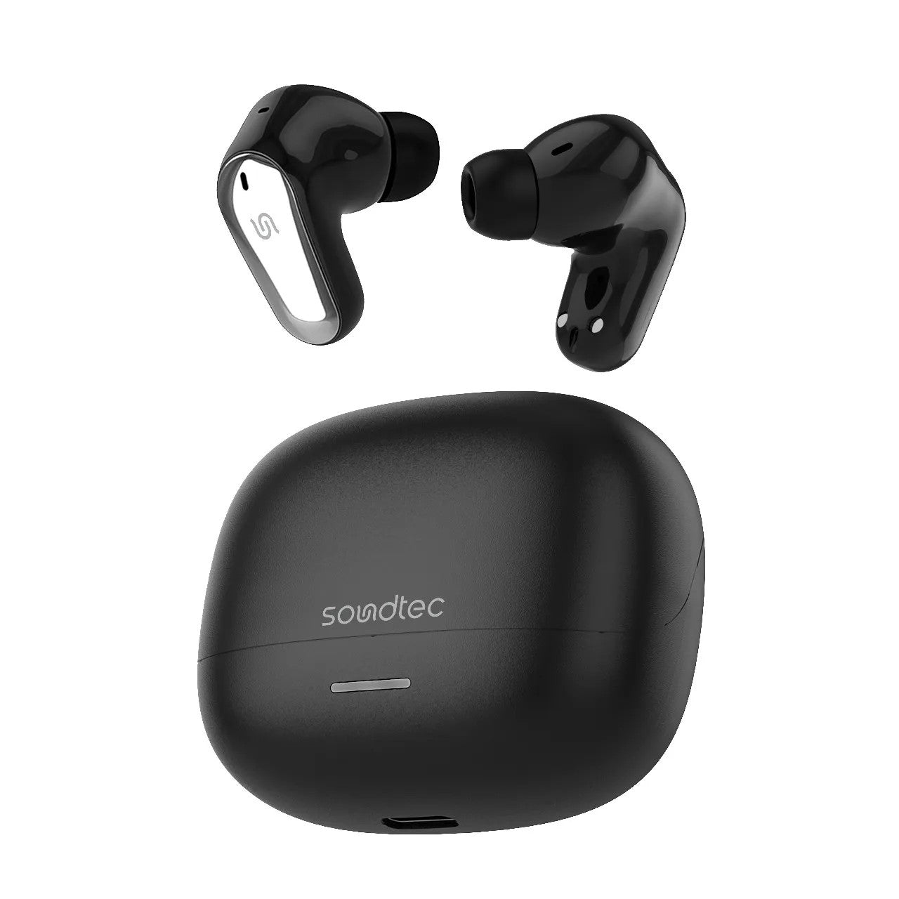 {PDSTLM12BK} Porodo Soundtec Gravis True Wireless Earbuds - Black