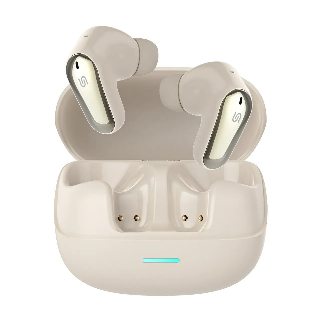 {PDSTLM12CM} Porodo Soundtec Gravis True Wireless Earbuds - Cream