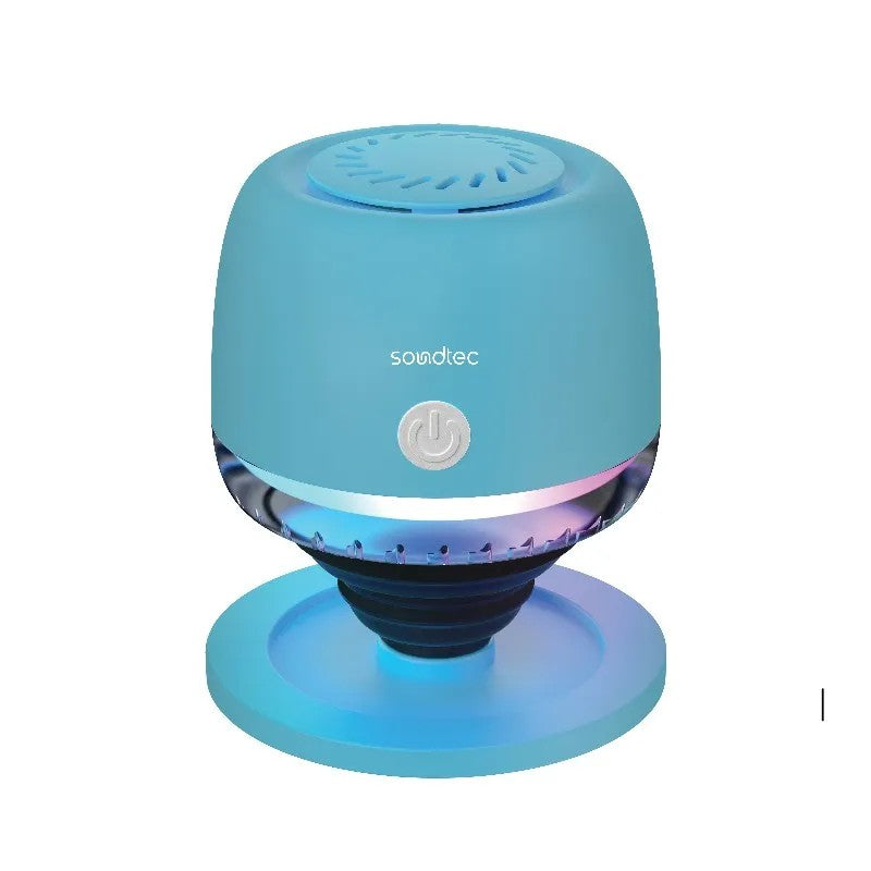 {PDSTRWMBU} Porodo Soundtec RGB wireless Magnetic Speaker - blue