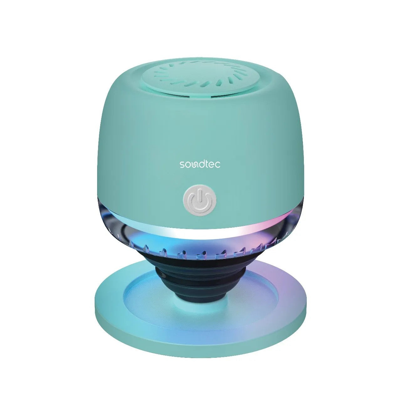 {PDSTRWMGN} Porodo Soundtec RGB wireless Magnetic Speaker - green
