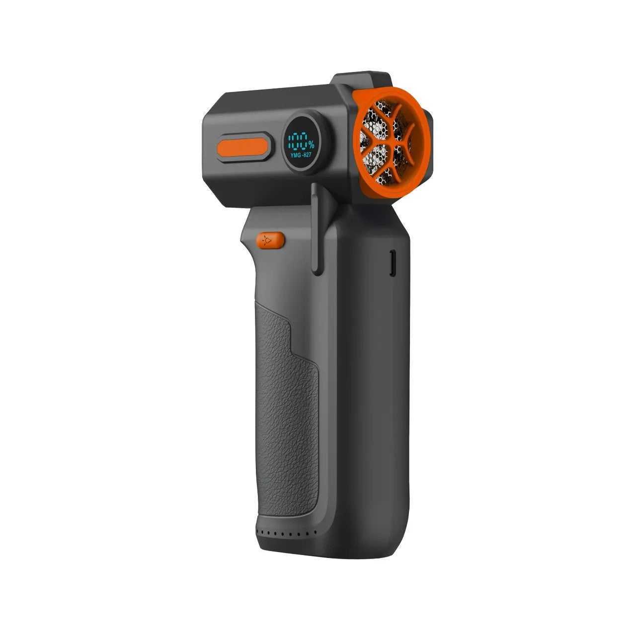 {PDTBYMG826BK} Porodo 3000 mAh*2 160W Dust Blower Fan With 130,000 RPM - Black/Orange