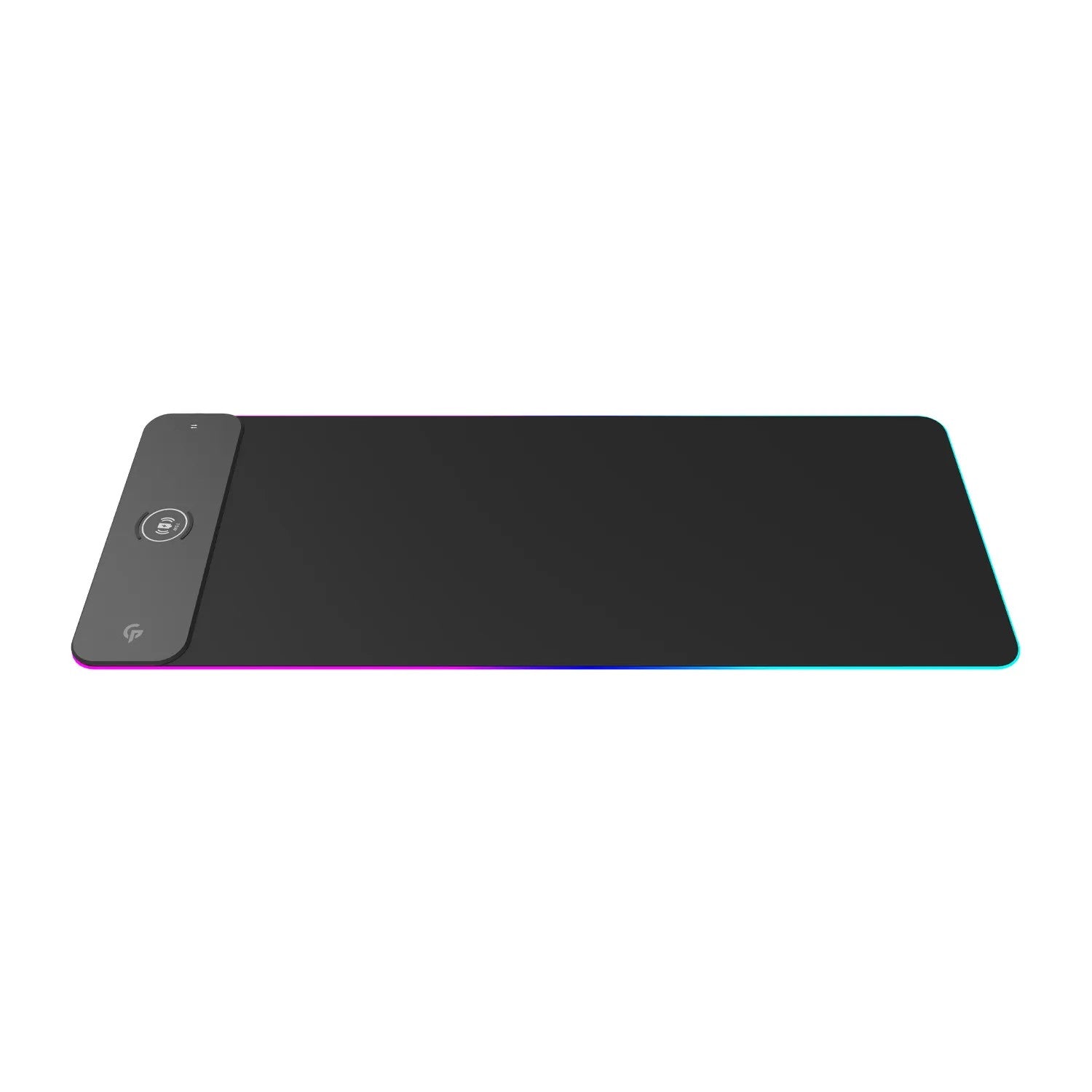 {PDX115-BK} Porodo Gaming RGB MousePad with 15W Wireless Charger - Black