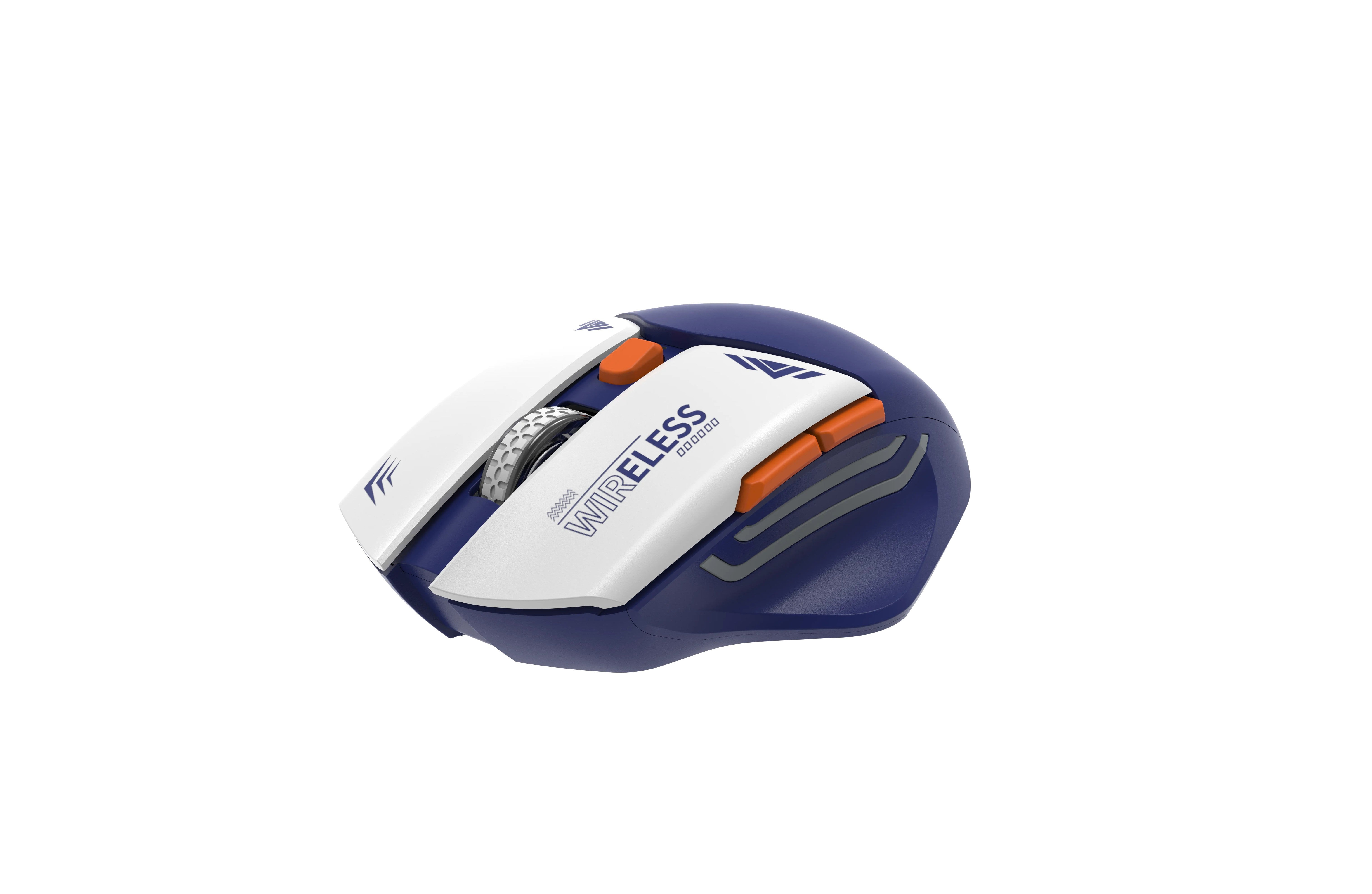 {PDX323-BU} Porodo Gaming 2in1 2.4G Wireless Mouse DPI 1600 - Blue