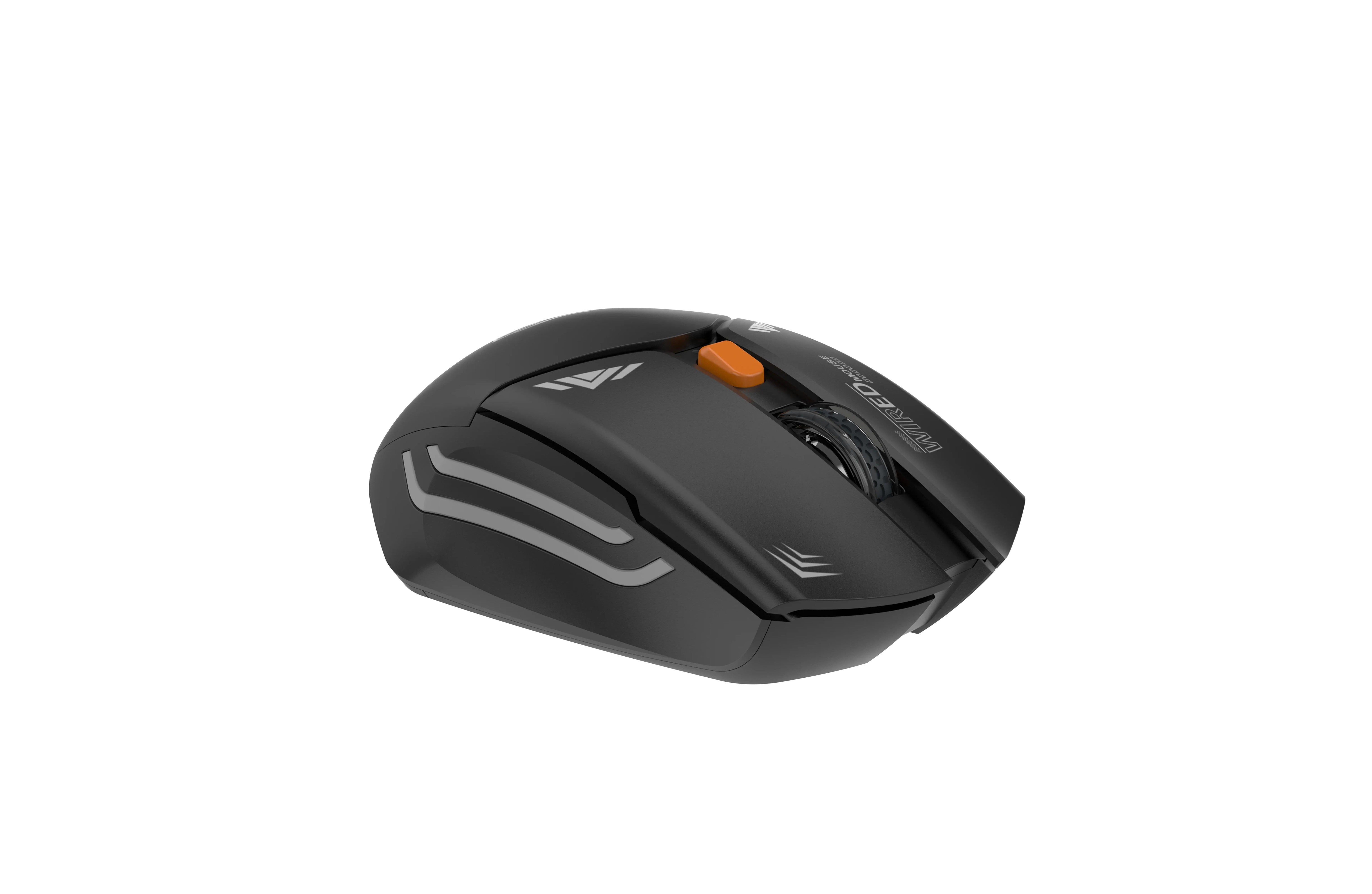{PDX323BK} Porodo Gaming 2in1 2.4G Wireless Mouse DPI 1600 - Black