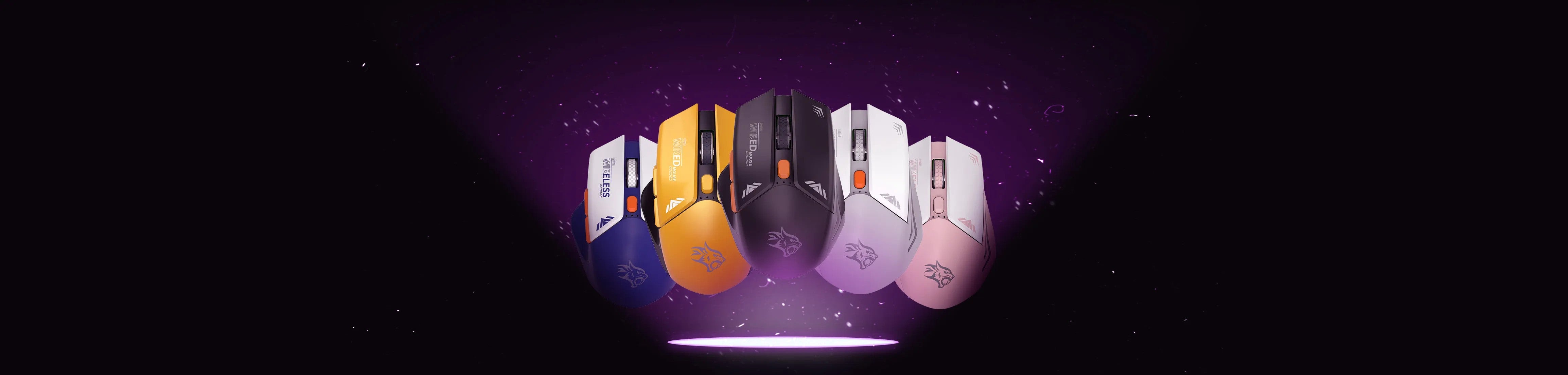 {PDX323BK} Porodo Gaming 2in1 2.4G Wireless Mouse DPI 1600 - Black
