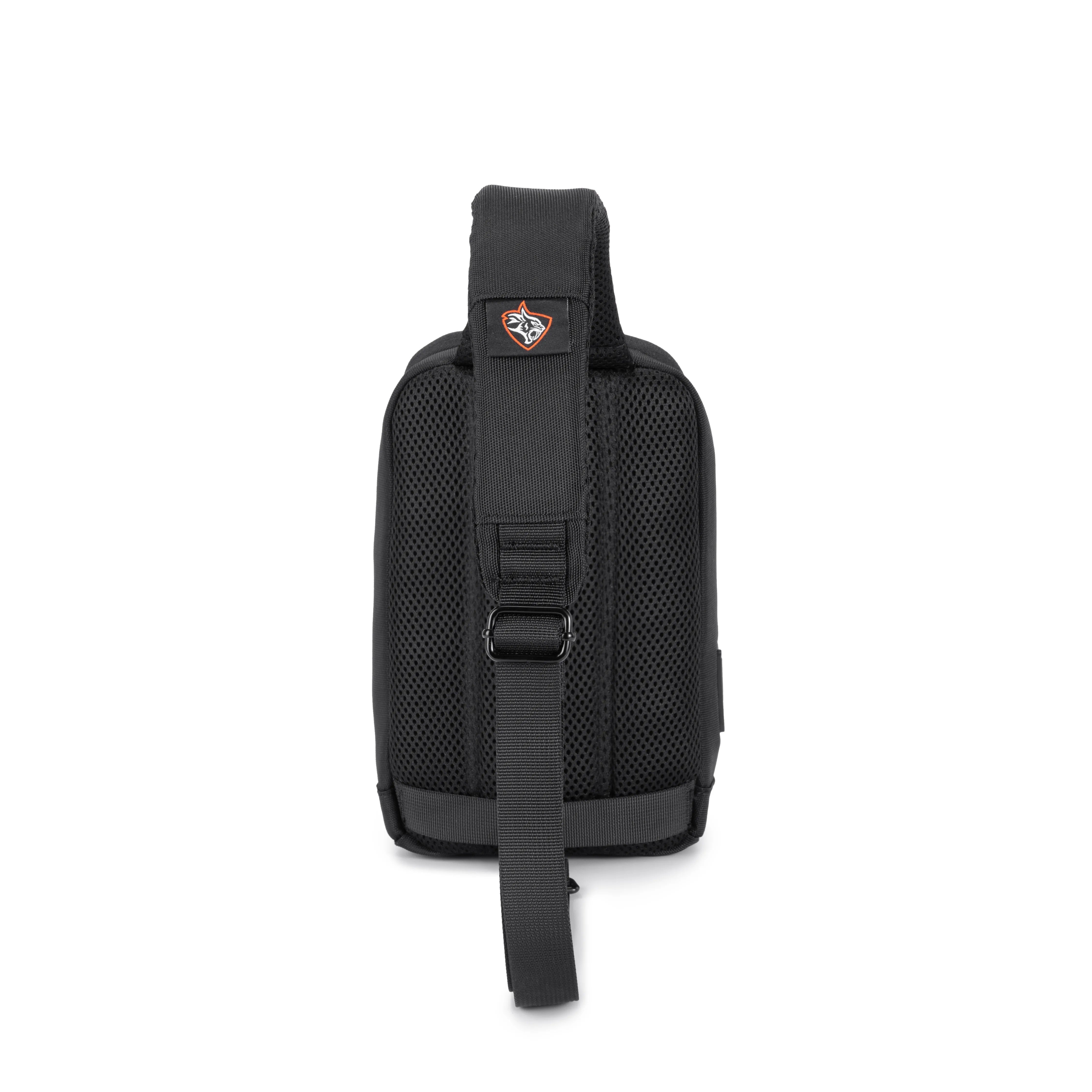{PDX557} Porodo Gaming WaterResistant PU Side Bag with USB-C Port - Black