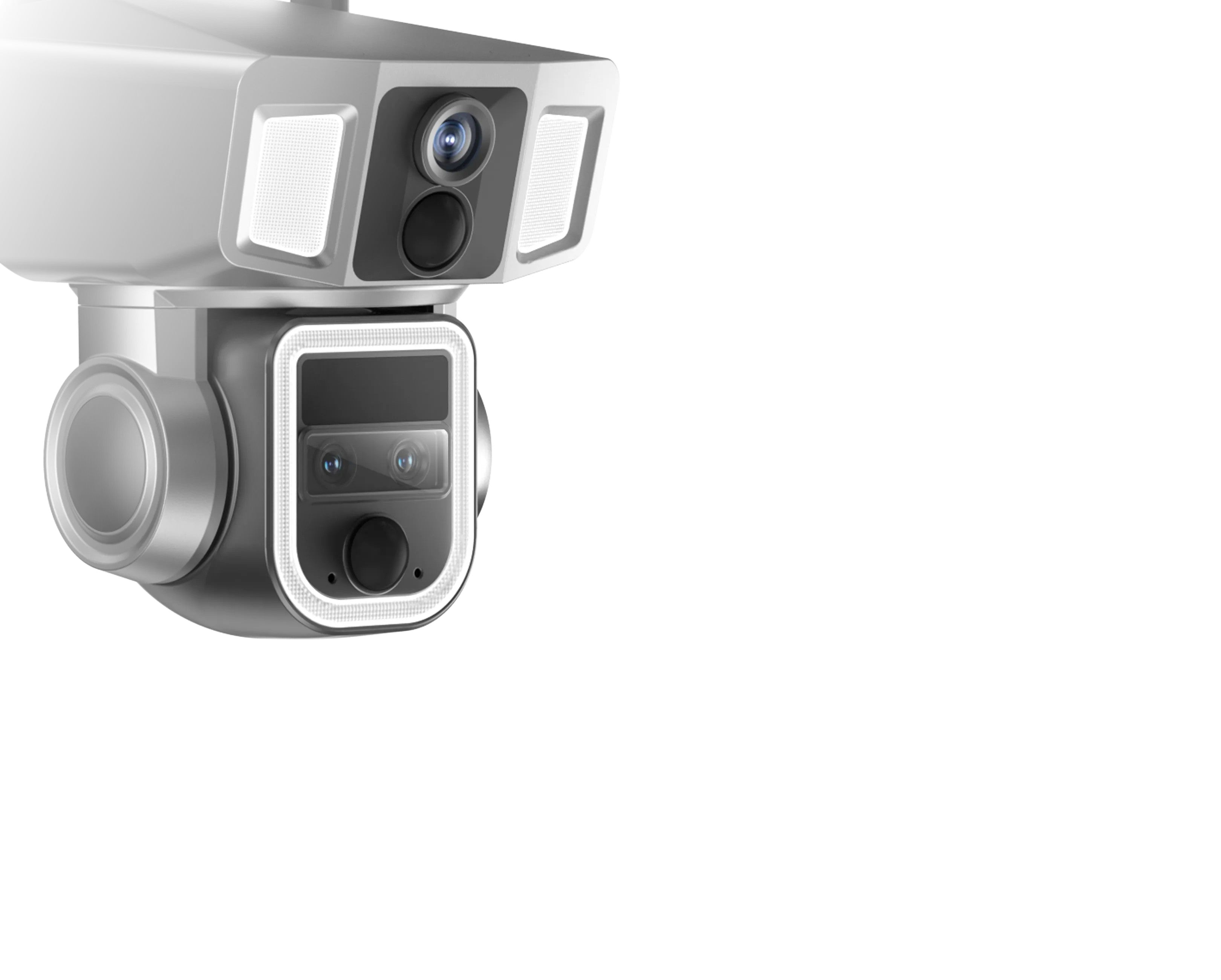 {PPBCHA69-BK} Powerology 4G/WIFI 10x Zoom 2MP+2MP 360° Ultimate Versatile Camera - Black