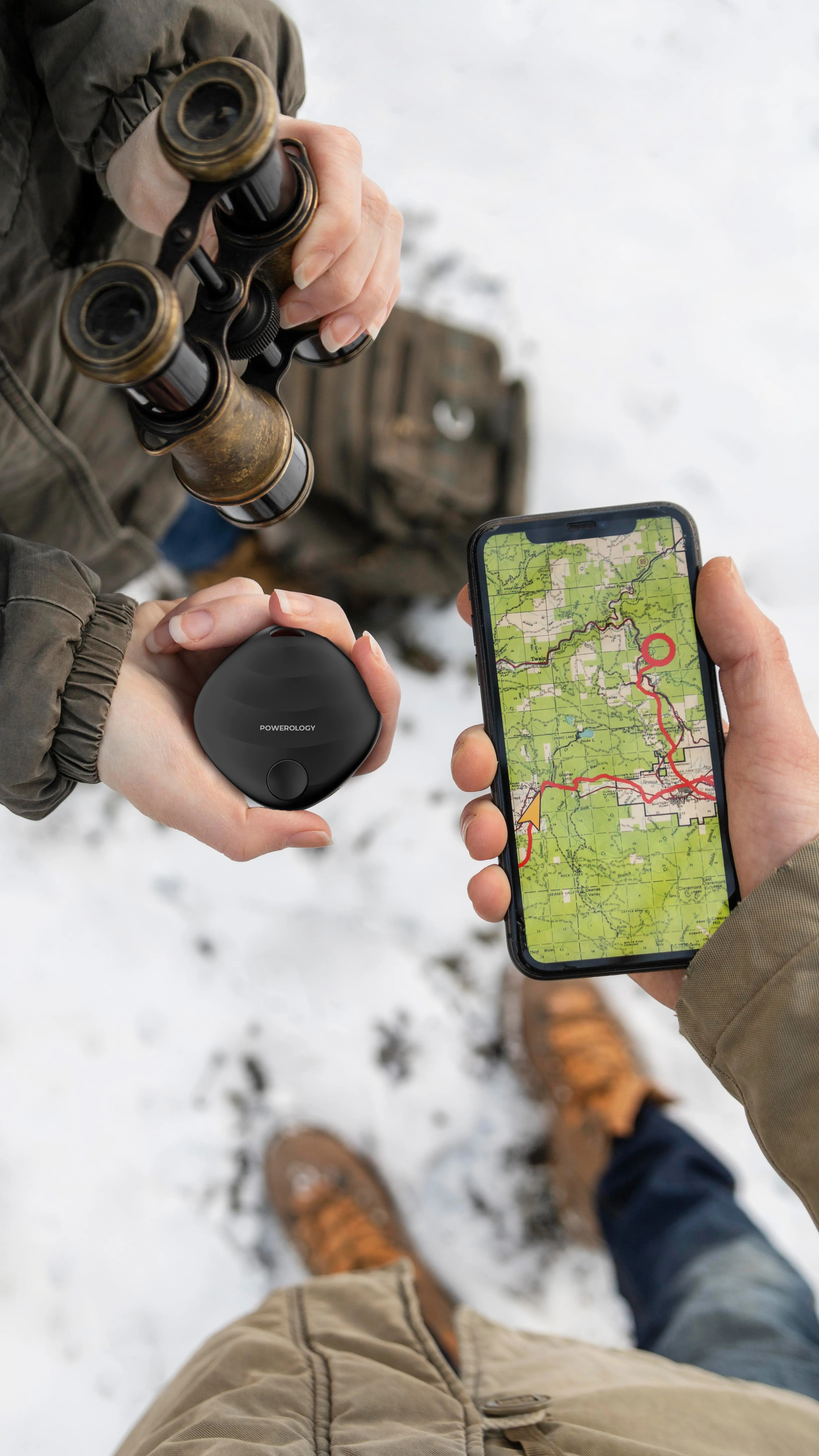 {PPBCHAX2} Powerology Smart Tag Accelerometer Built-in Speaker - Black