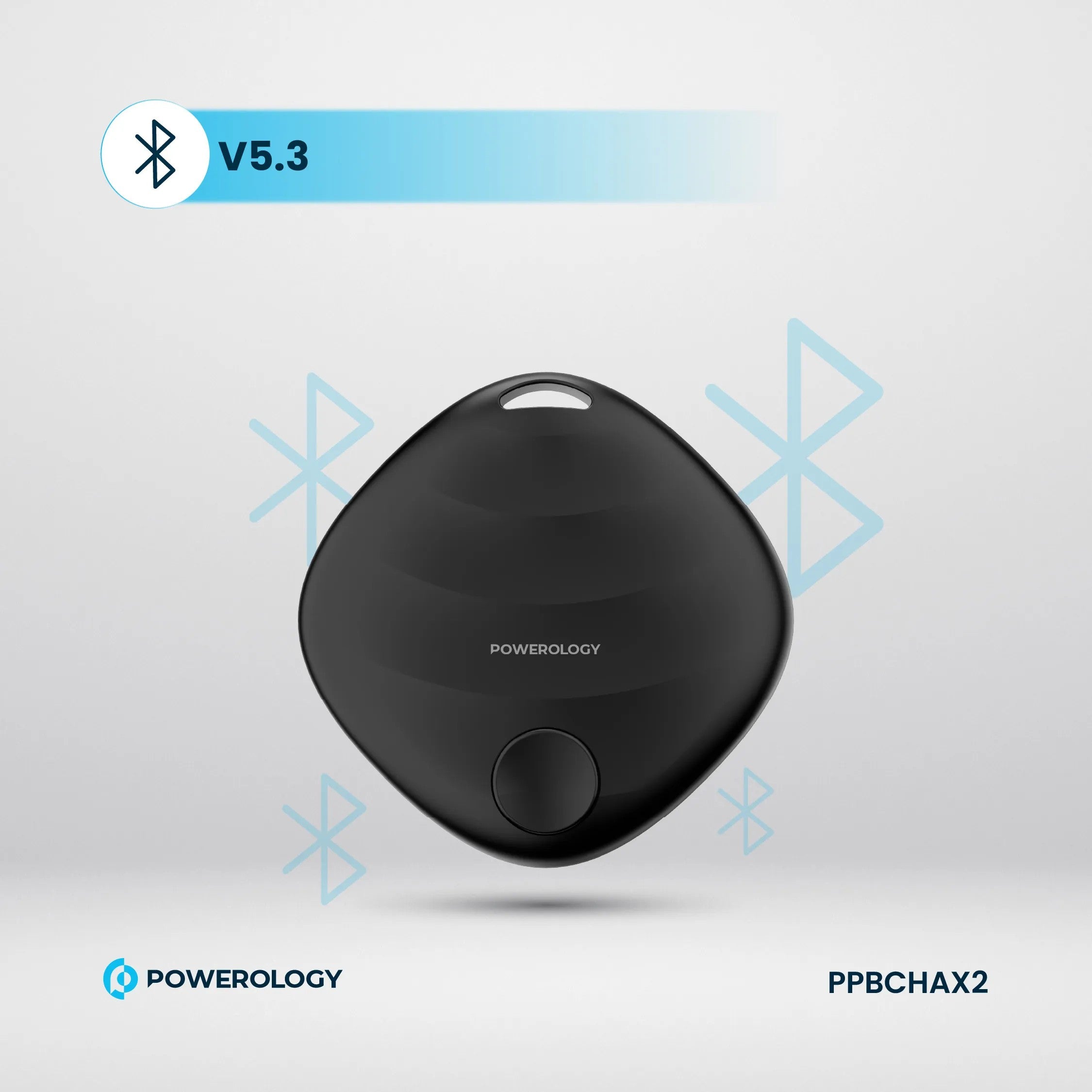 {PPBCHAX2} Powerology Smart Tag Accelerometer Built-in Speaker - Black