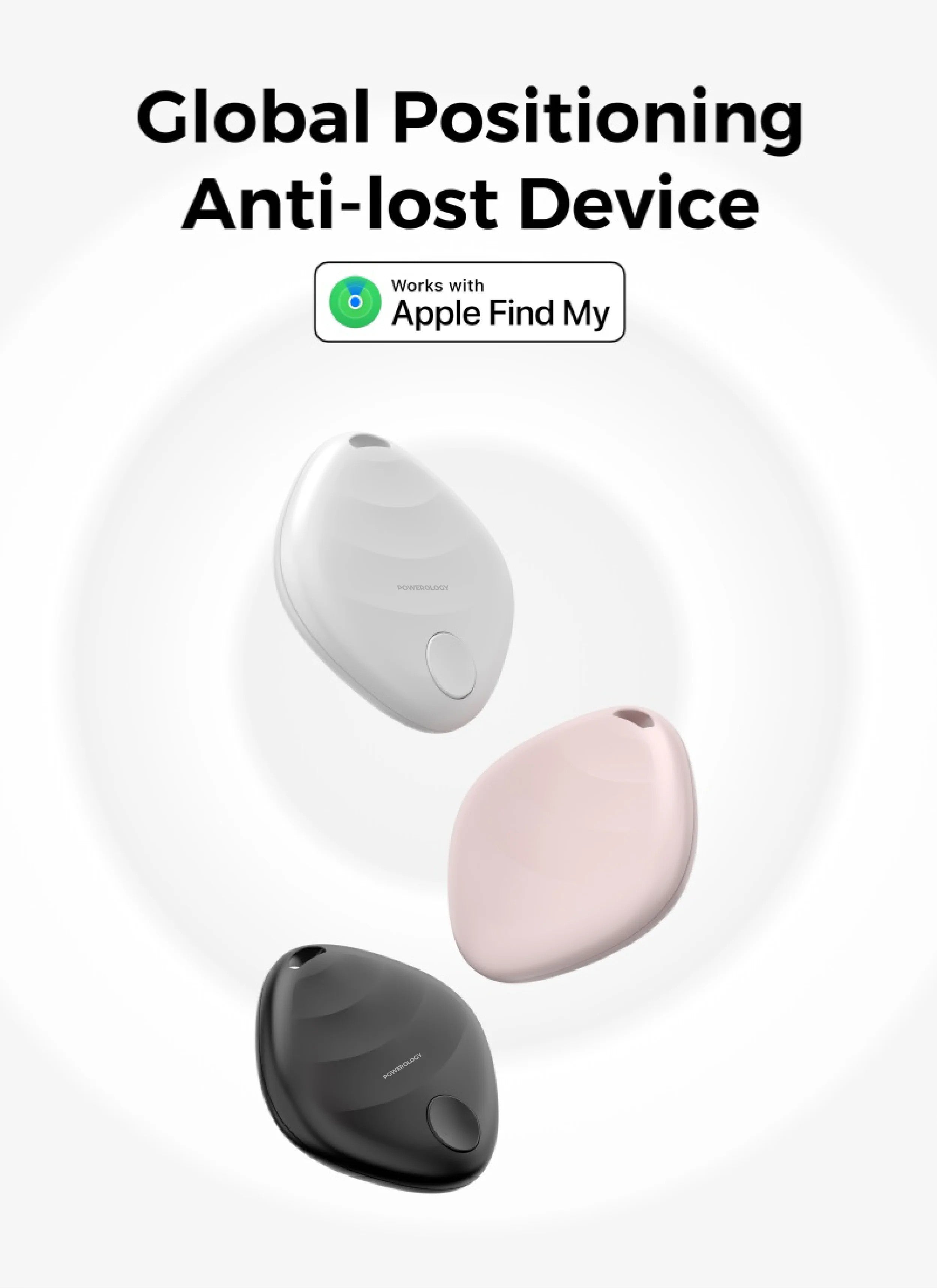 {PPBCHAX2} Powerology Smart Tag Accelerometer Built-in Speaker - Black