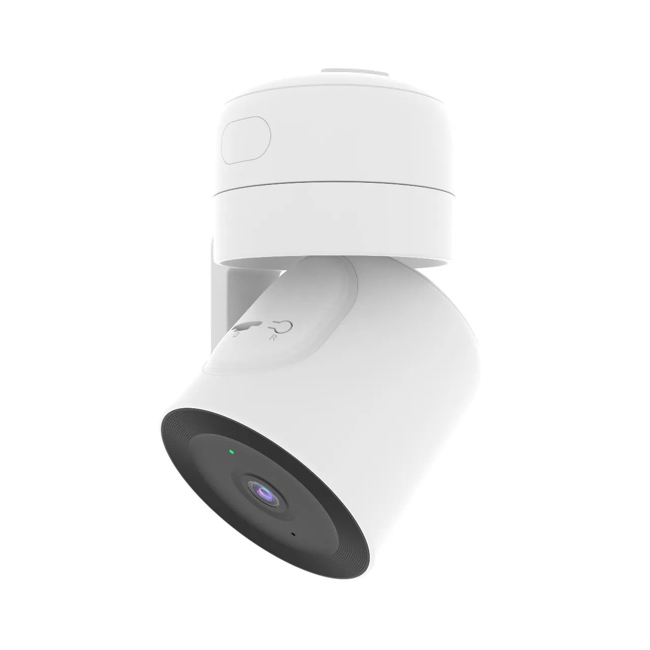 {PSM015} Powerology 4MP Indoor Camera BT 2.4Ghz/5Ghz Dual-Band WiFi 256GB - White