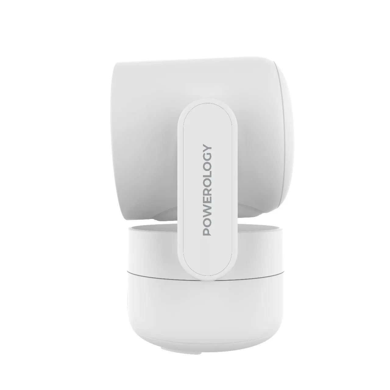 {PSM015} Powerology 4MP Indoor Camera BT 2.4Ghz/5Ghz Dual-Band WiFi 256GB - White